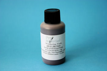 PRO MODELLER MUD BROWN WEATHERING WASH